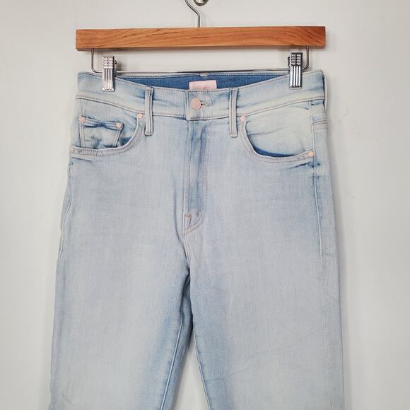 Mother The Insider Crop Step Fray High Rise Bootcut Jeans Sexico Mexico Size 28 - Picture 4 of 12